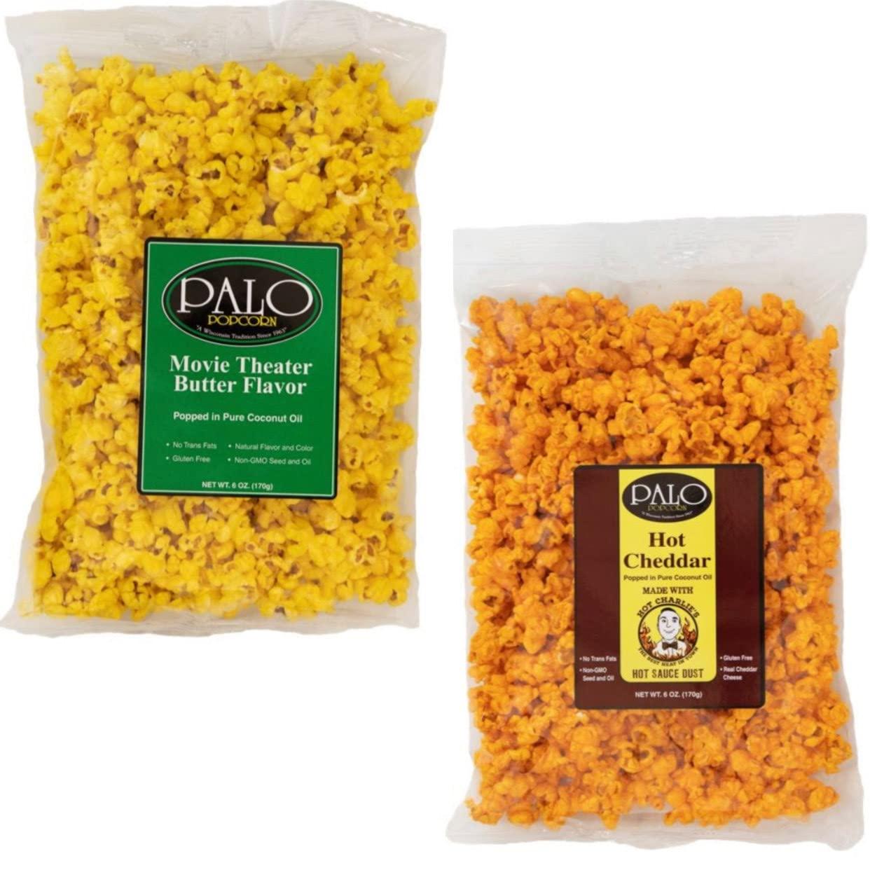 Palo Popcorn Gourmet Cheddar Cheese Variety Pack Gluten Free Snacks