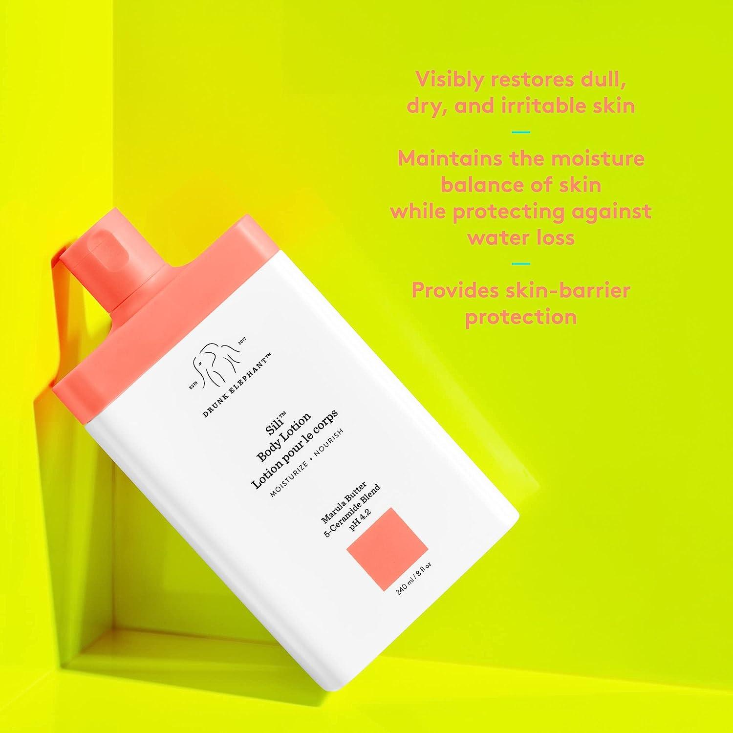 Drunk Elephant Sili Body Lotion Deep Calming Skin Moisturizer 240 mL