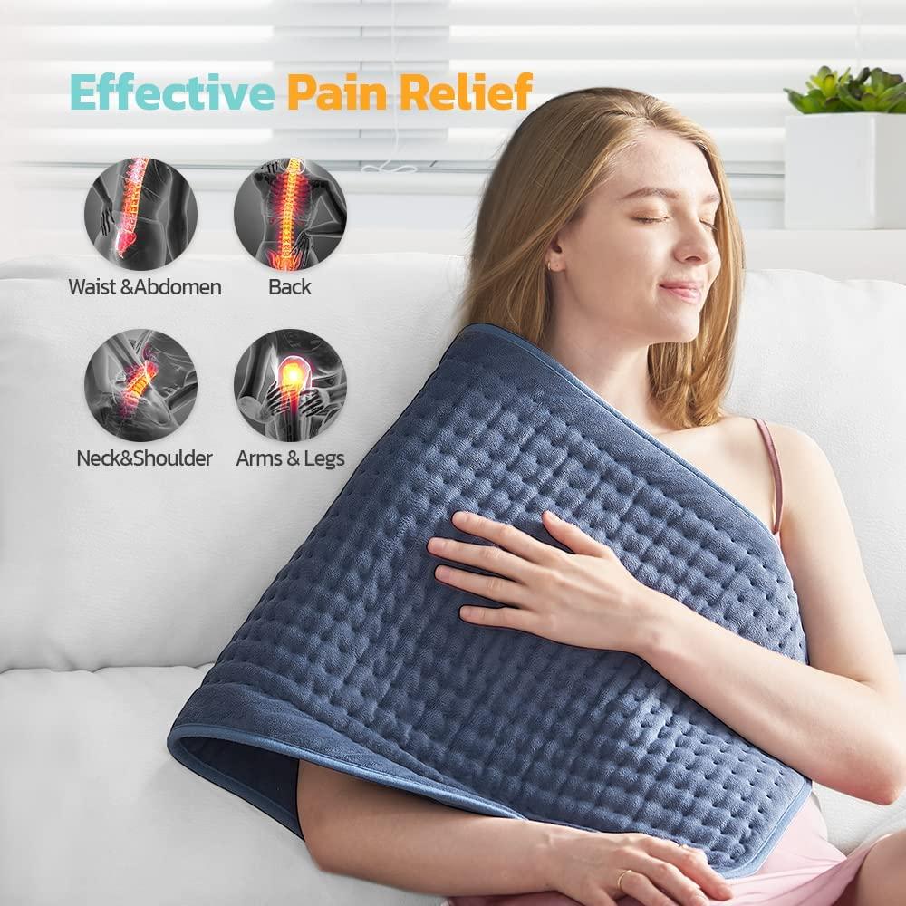 Extra Large Electric Heating Pad for Back Pain Relief 17 x 33 Size