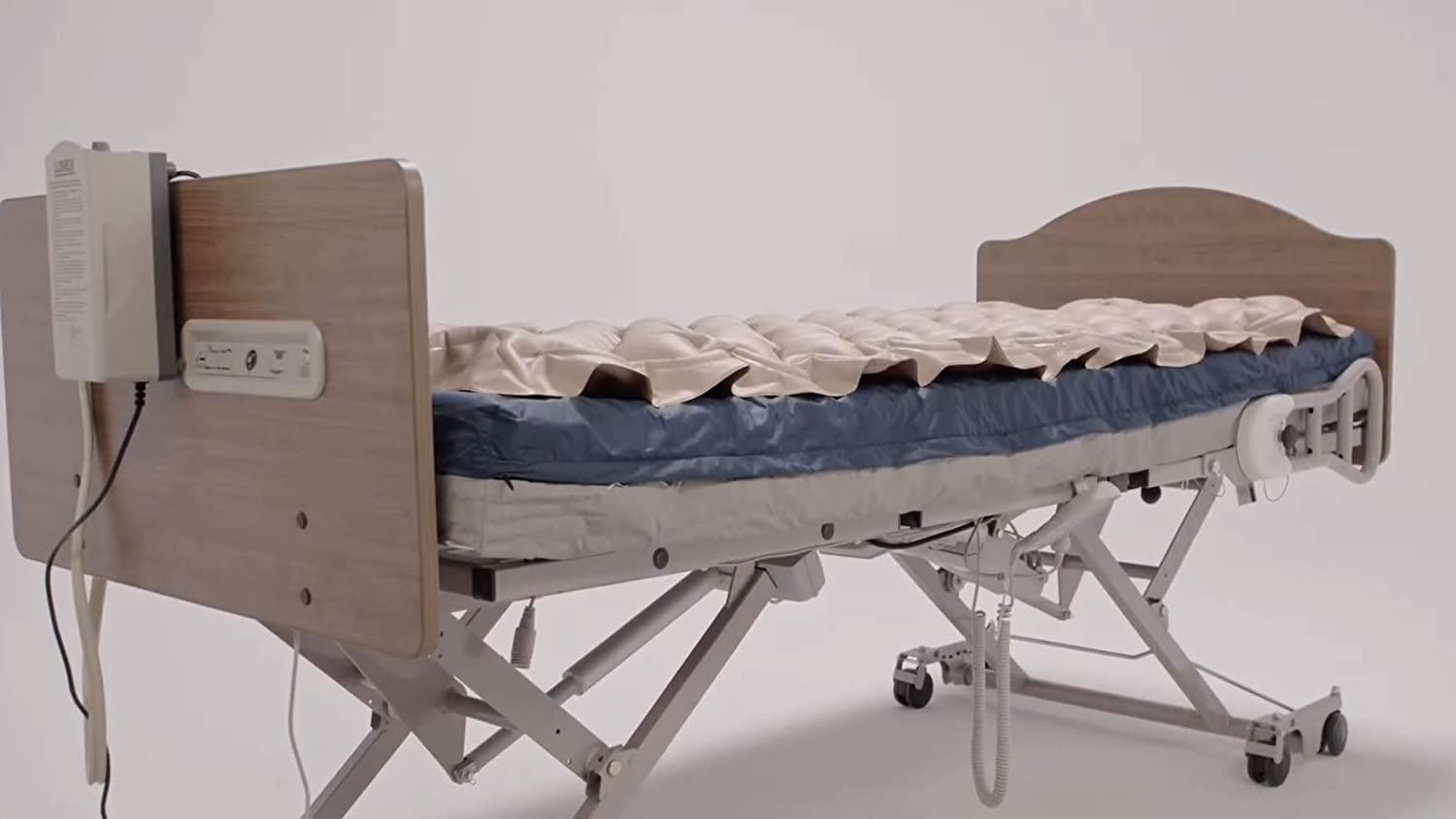 Lumex Deluxe Alternating Pressure Pad & Pump System, 34x78x2.5", 120V