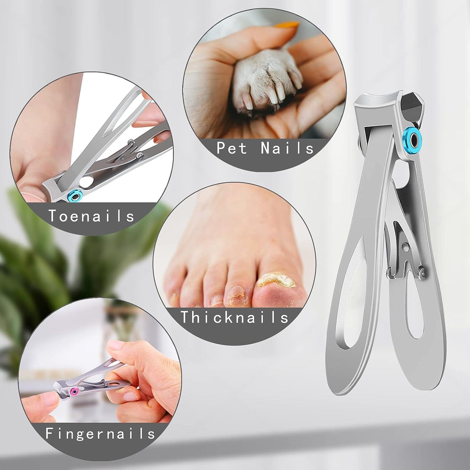 Amazon.com: FERYES Toenail Clippers Straight Blade for Thick Toenails, Nail  Clippers for Thick and Ingrown Nails - High Temperature Forging Stainless  Steel Toe Nail Tools : Beauty & Personal Care