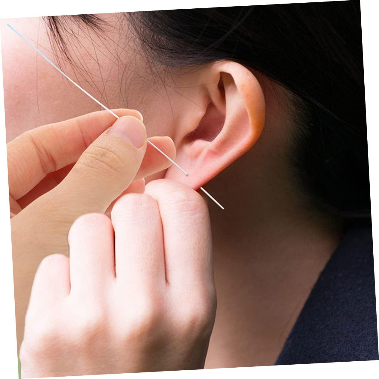 GLEAVI 1 Ear Piercing Cleaning Line Baby Ear Cleaner Baby Earrings Ears  Cleaner Earring Hole Cleaner Sea Salt for Piercings Belly Button Cleaner  Ear Hole Floss Pierce Cleaner Ear Floss As Shown-1