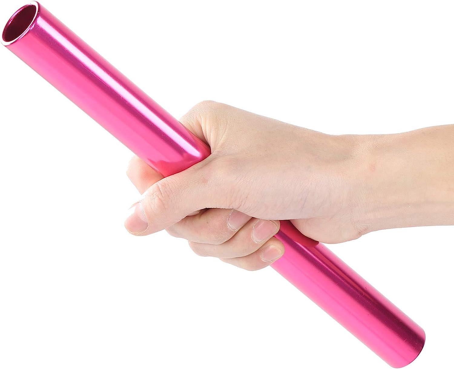 Dilwe Metal Relay Baton, Aluminium Alloy Running Race Track and Field