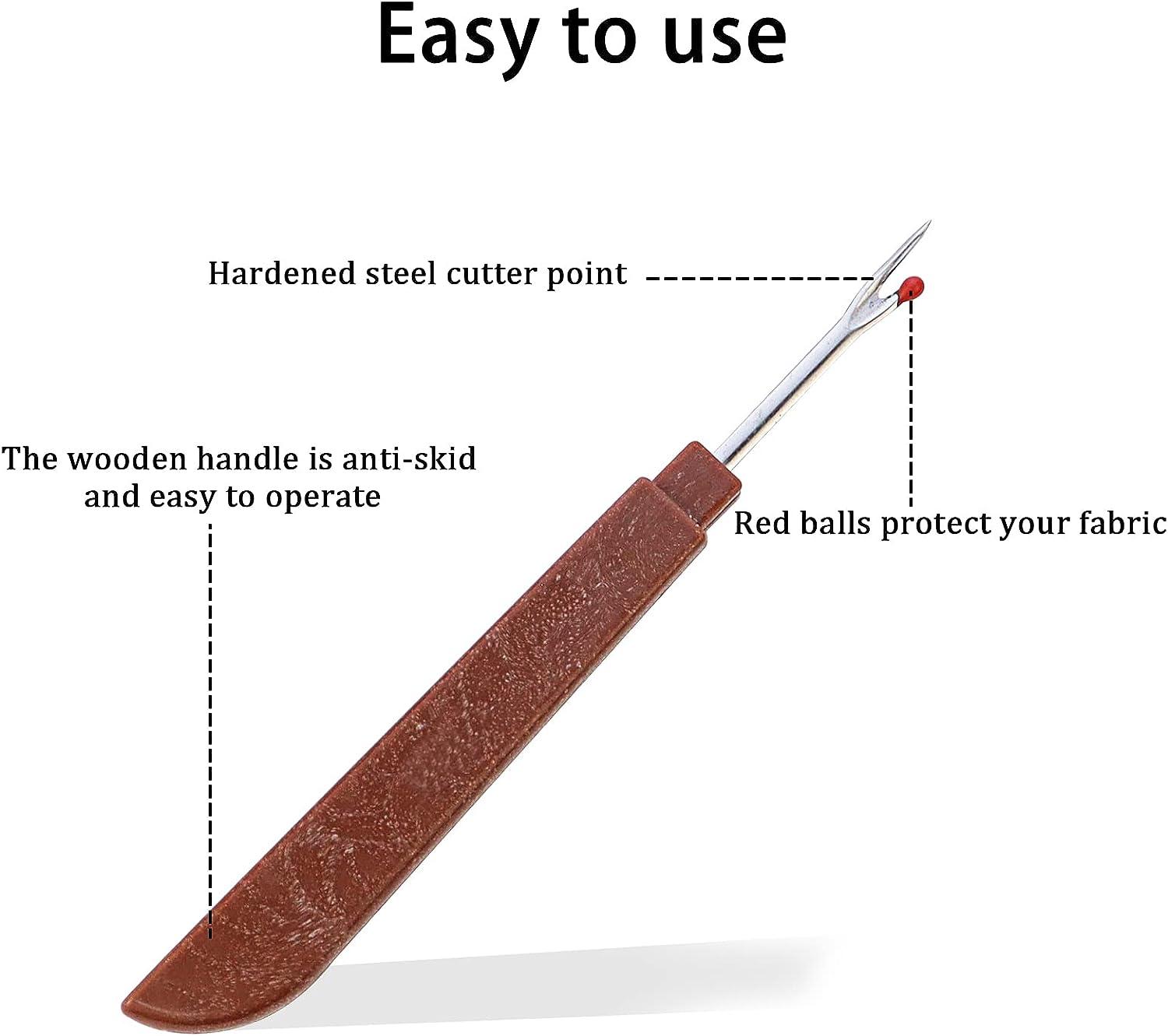 12 Pcs Sewing Seam Rippers Plastic Thread Cutter Handy Stitch Ripper ...