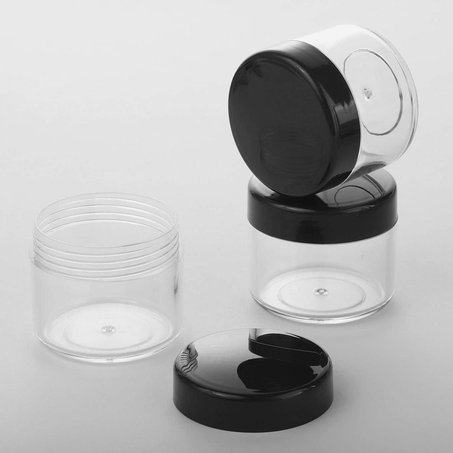 100 Pieces Cream Jars with Lids and Makeup Spoon 20 Grams Empty Jars