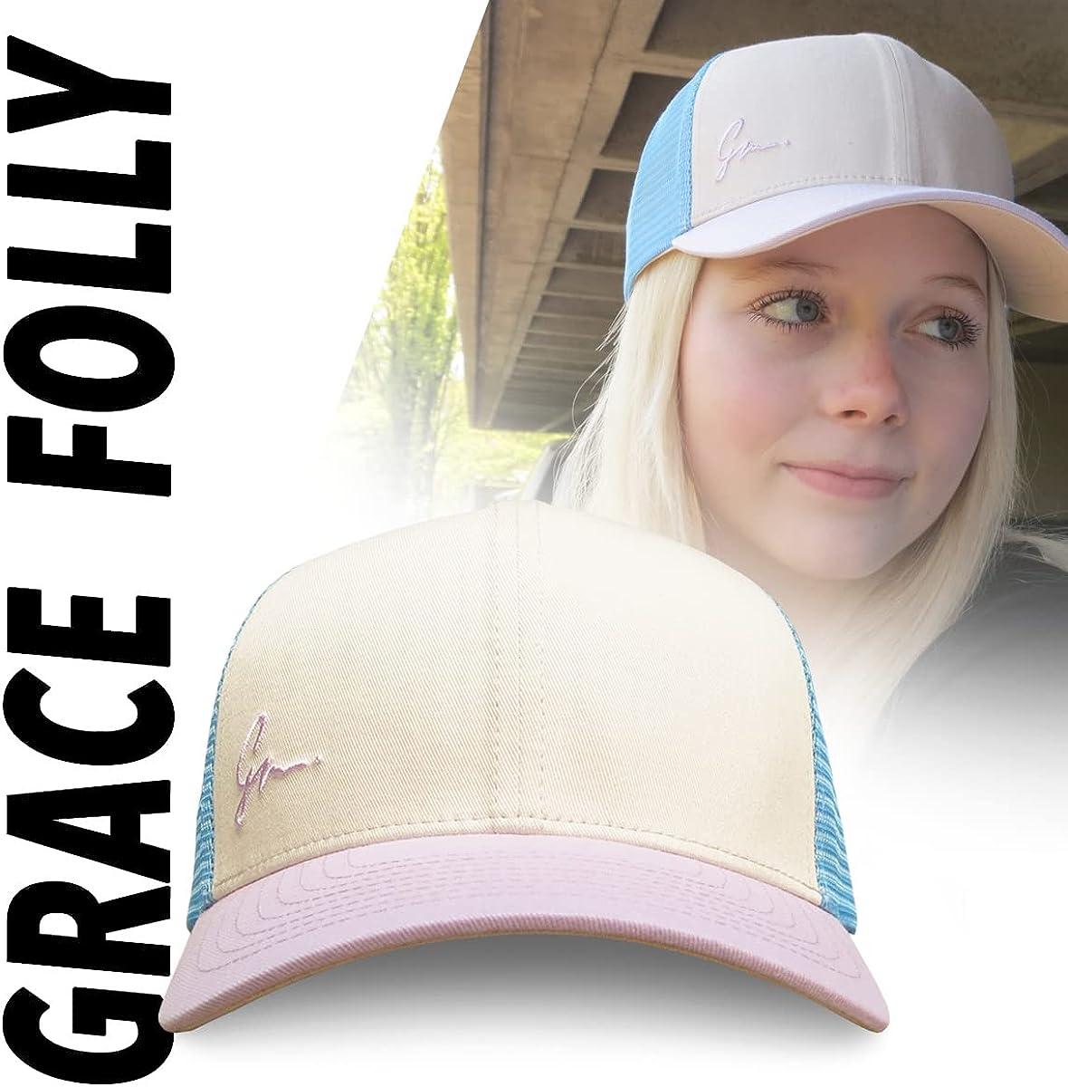 Grace Folly Beach Trucker Hats for Women- Snapback Baseball Cap