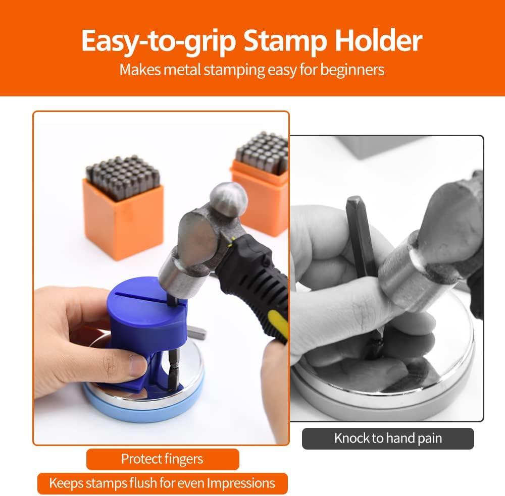 Complete Metal Stamping Kit with 74pcs Artistic Font Letters