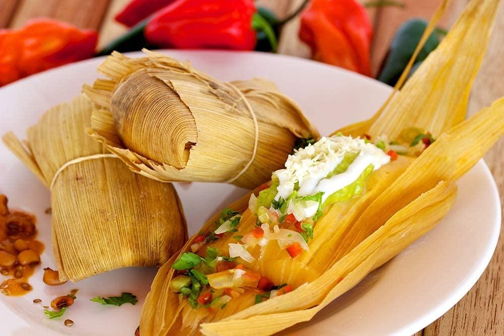 Premium Dried Corn Husks for Tamales 1 LB (16oz) Natural Tamale