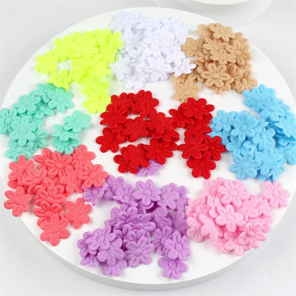 100 Pcs Mix Assorted Buttons for Sewing Crafts Accessories, Flower