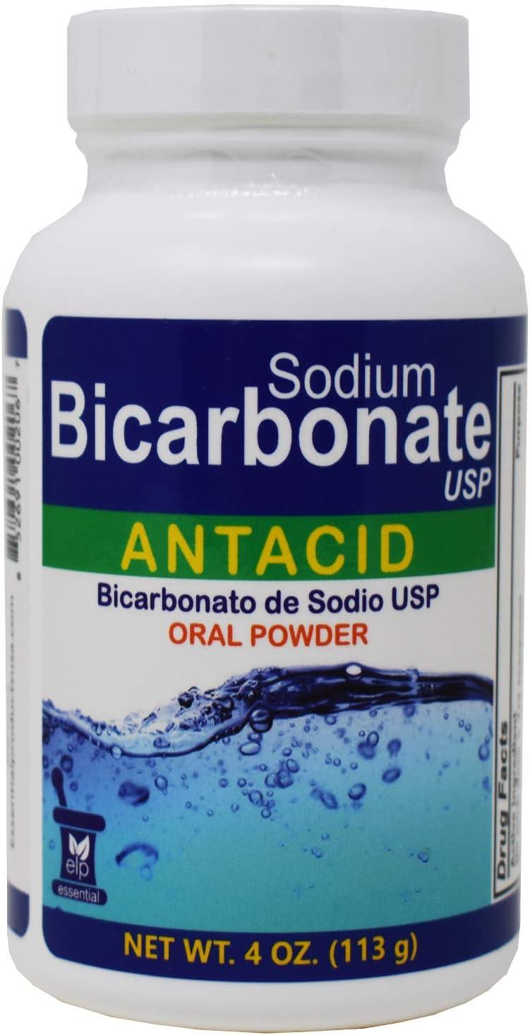 Sodium Bicarbonate Antacid Oral Powder USP 4 oz Pack of 2 Bottles