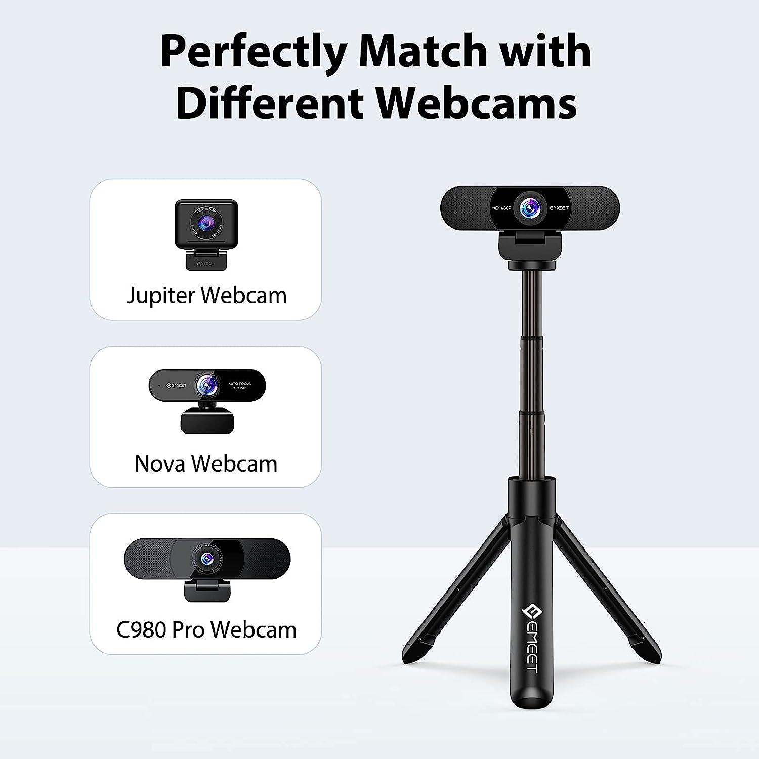 4K Streaming Webcam UHD 60FPS EMEET S600 AutoFocus Camera w/ Microphone &  Tripod