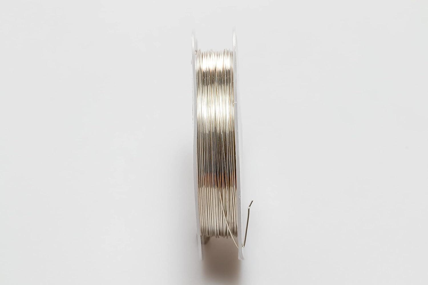 24 Gauge Round Dead Soft Nickel Silver Wire: Wire Jewelry