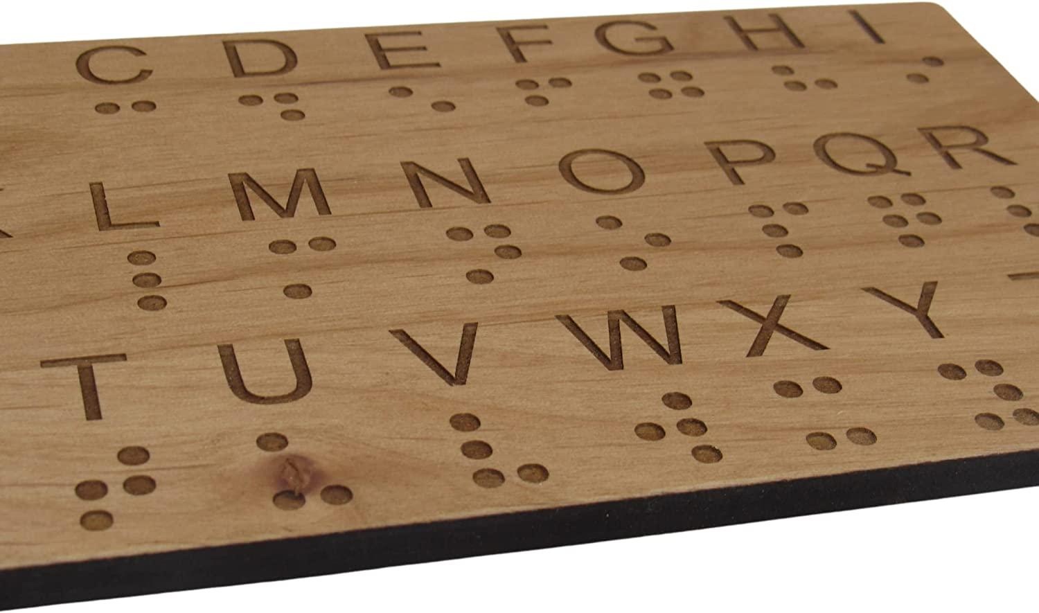 Braille Alphabet Board Great for Teaching Braille to Sighted