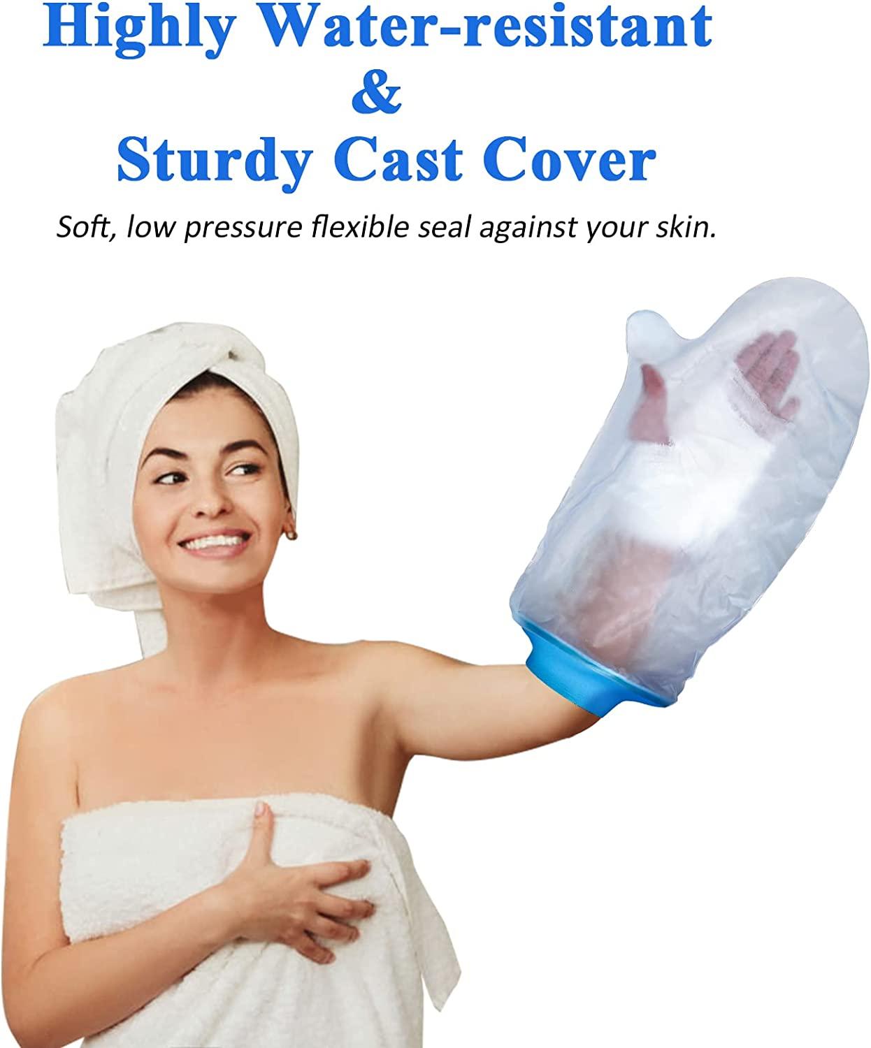 Waterproof Adult Hand Cast Cover Reusable Protector for Broken Hand