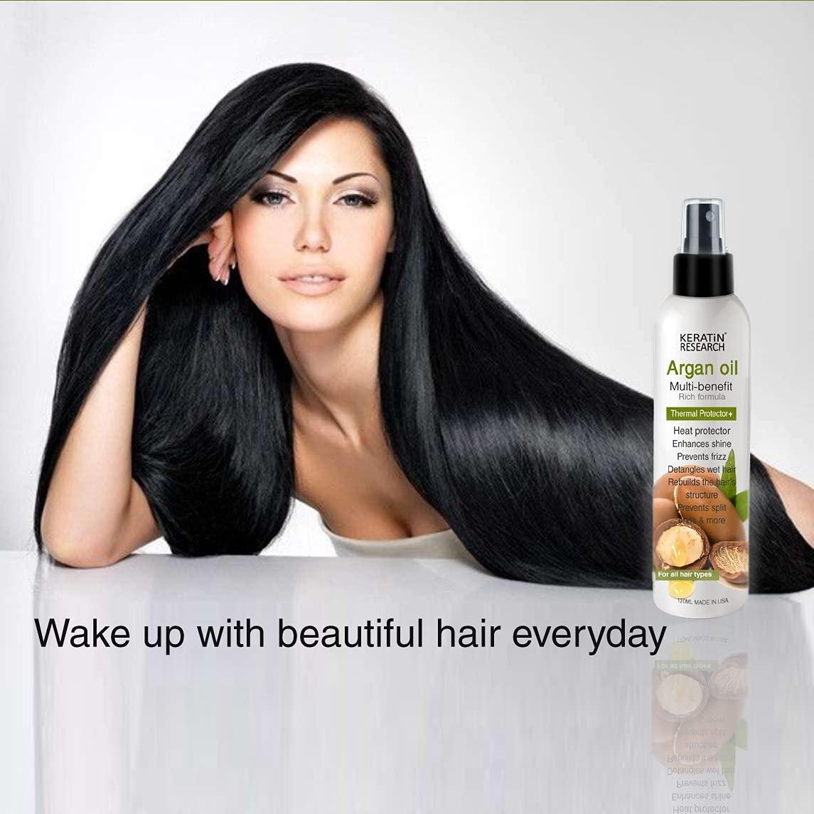 KERATIN RESEARCH Brazilian Keratin Hair Blowout Treatment with