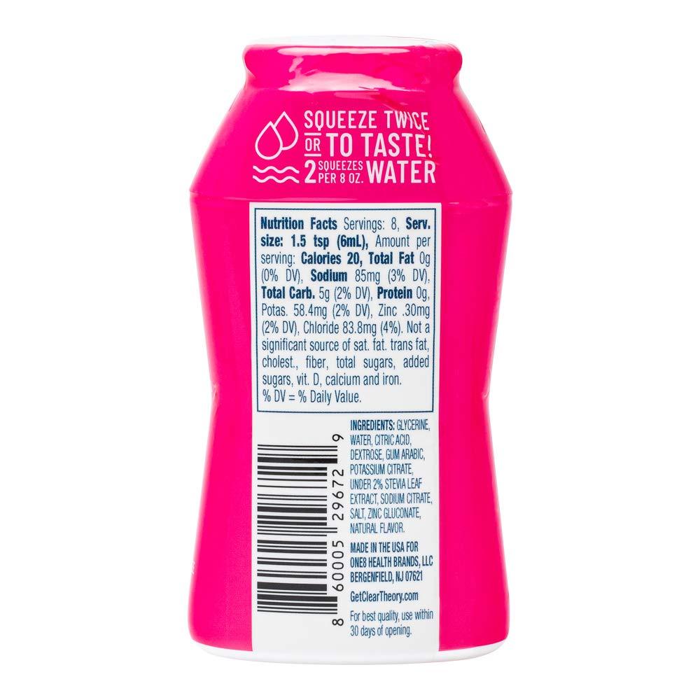 Clear Theory Water Flavoring Drops with Electrolytes, Water Enhancer
