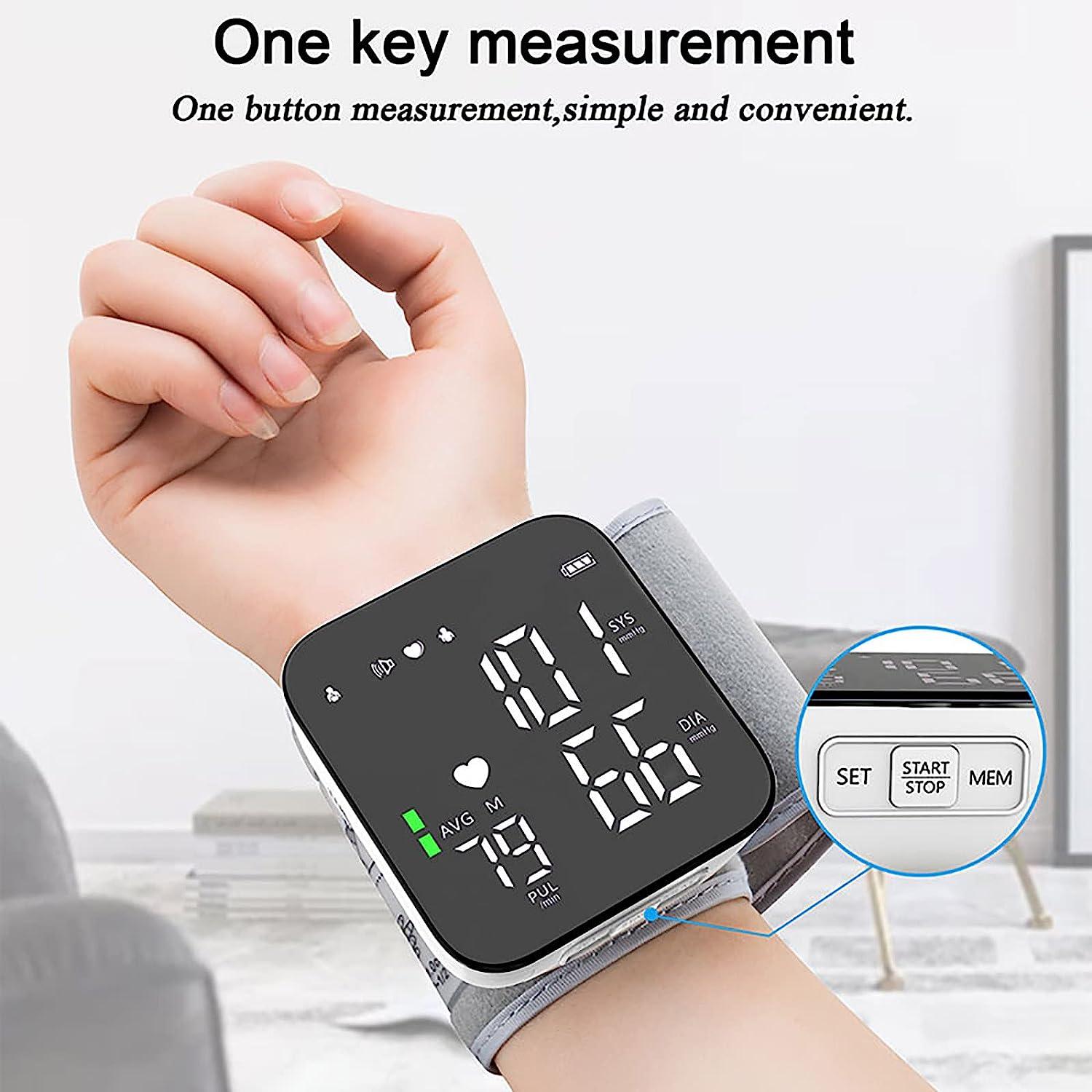 Digital Wrist Blood Pressure Monitor Automatic Wrist High Blood