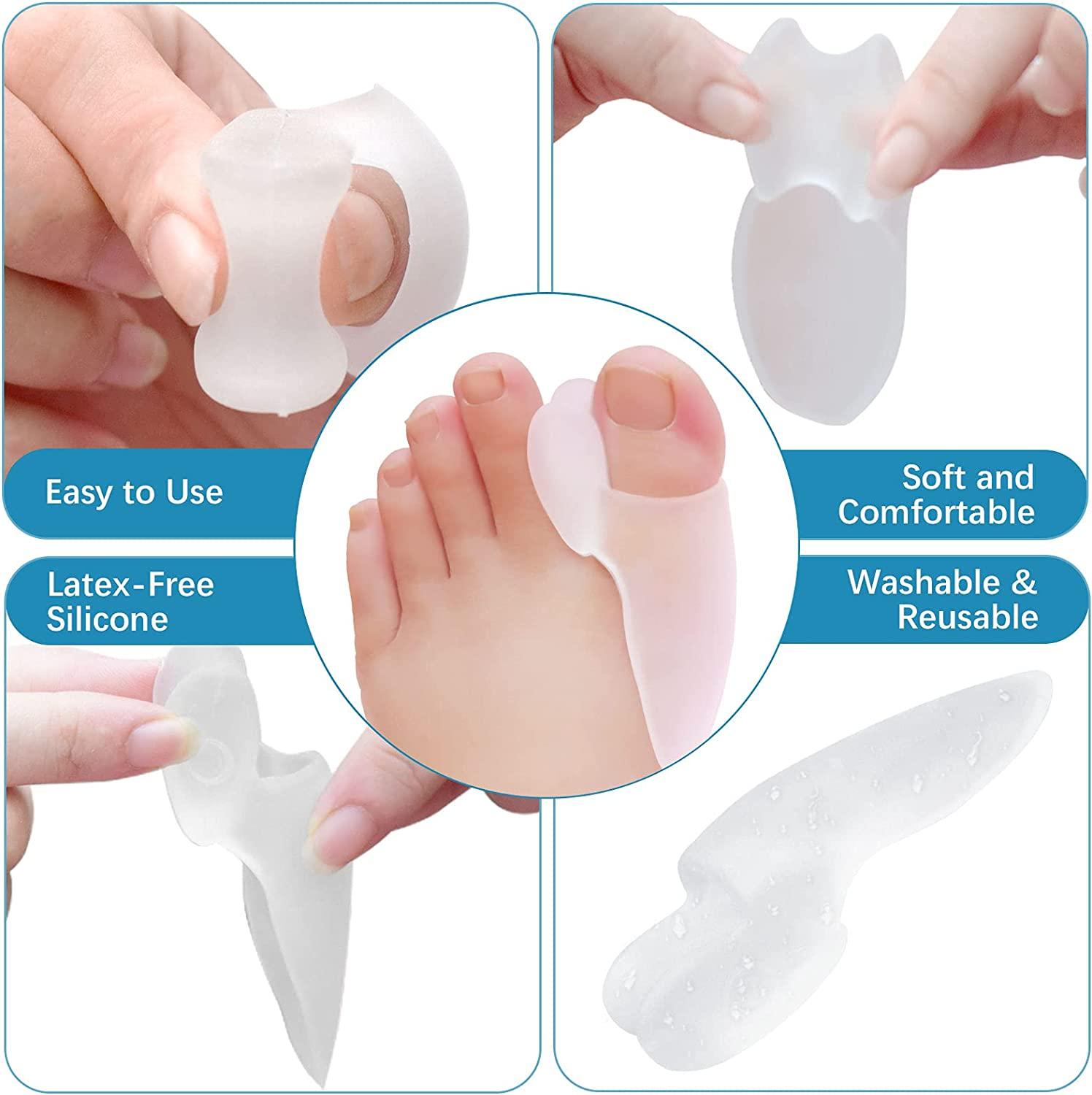 Menocady Bunion Cushions & Protectors (Pack of 12) 1/2'' Thick Gel
