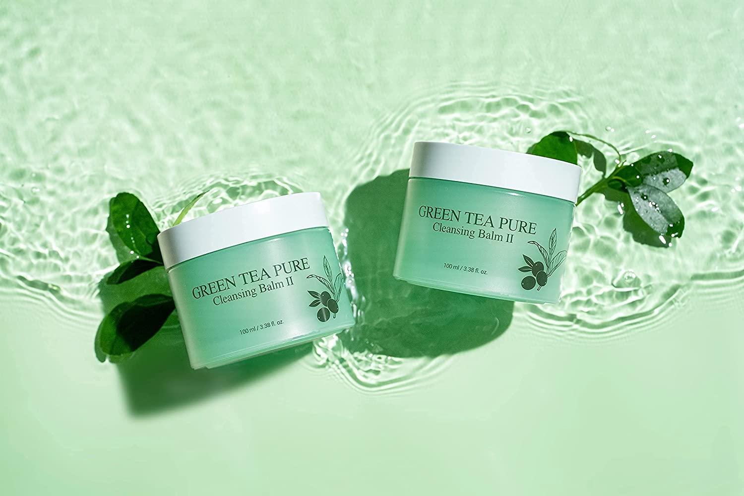 Yadah Green Tea Cleansing Balm 2 Mini (25ml) Gentle Makeup Remover