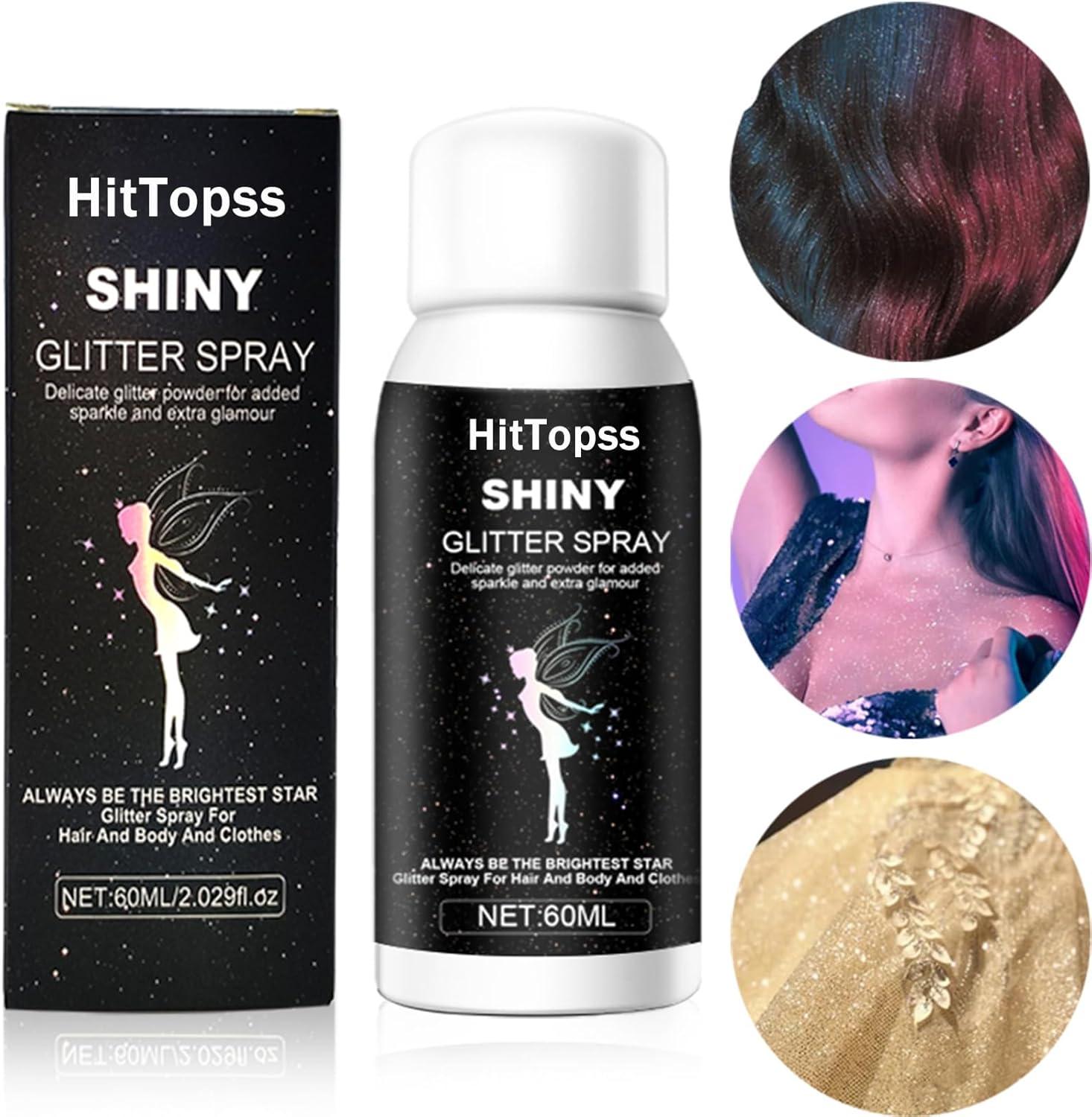 HitTopss Glitter Spray for Hair & Body - Silver Hairspray for Halloween  Festivals & Prom | International Shipping Available | Buy Now with Express  International Delivery | GoSupps.com