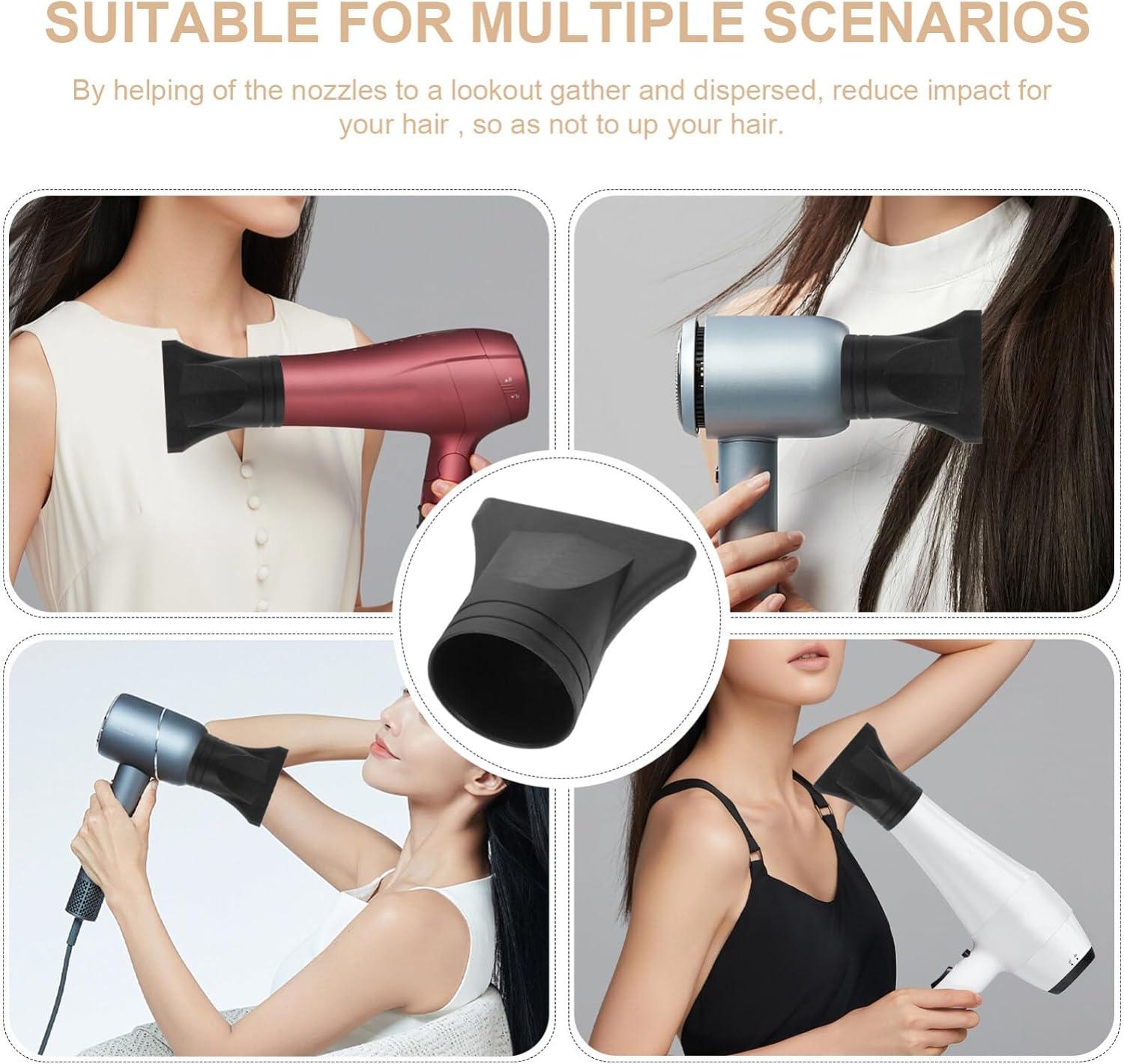 Beaupretty Hair Dryer Attachment Nozzle: 3pcs Blow Dryer Nozzle