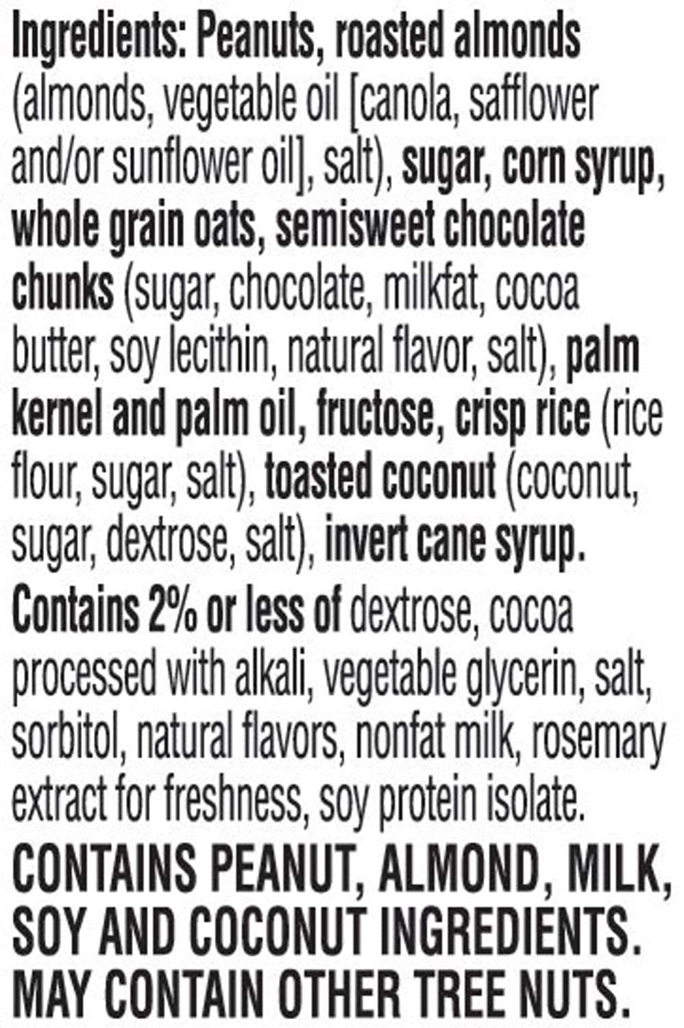 Special K Chocolate Almond Chewy Nut Bars Gluten Free 6.96 oz (6 Count, Pack of 8)