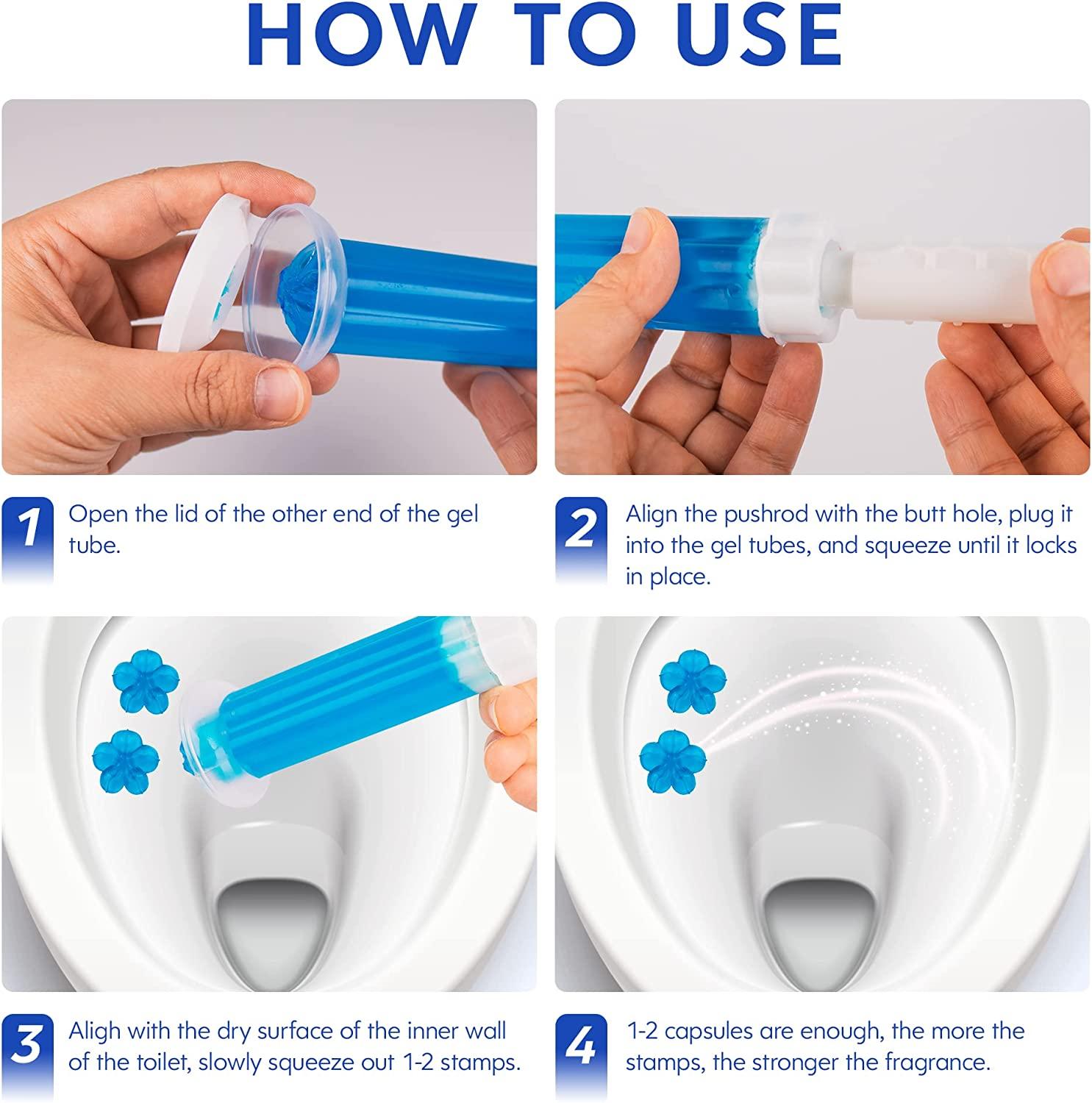 Toilet Bowl Gel Stamp Toilet Bowl Fresh Flower Gel Stamp Scent