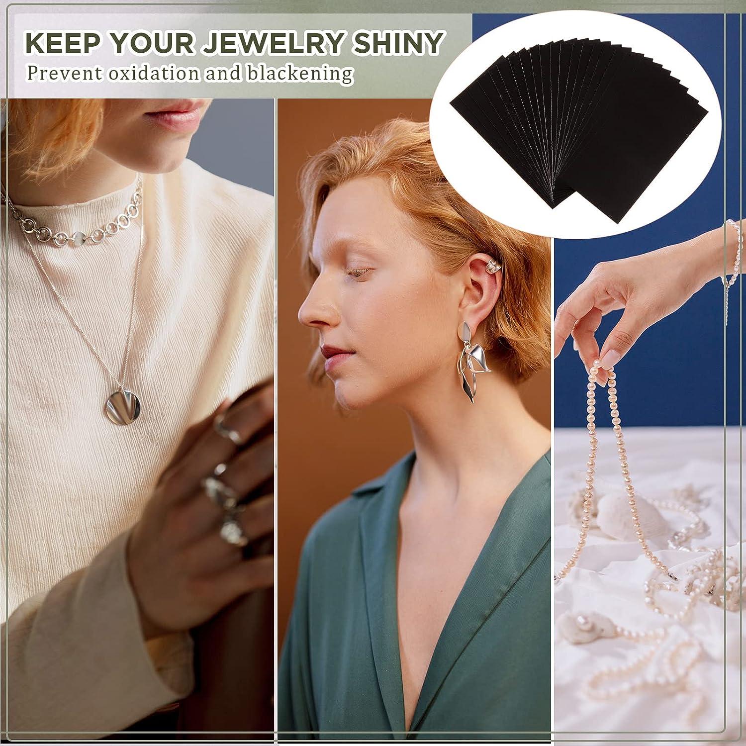 30 Pcs Paper Jewelry Storage Tarnish Prevention Strips Jewels Gold Silver  Anti Protector Bags Tabs Label Anti Tarnish Strips - AliExpress