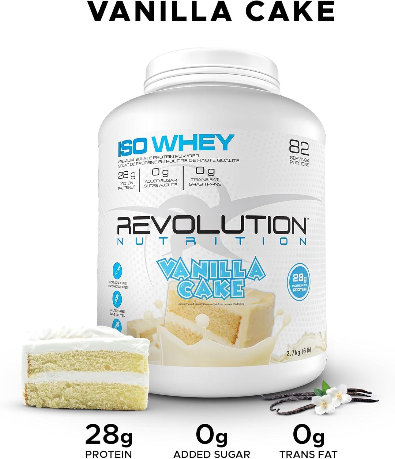 Revolution Nutrition Iso Whey Protein Powder 100% Isolate Premium