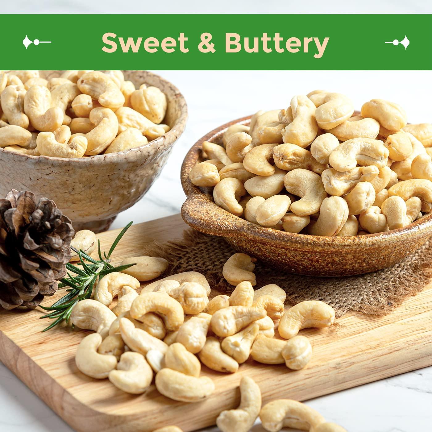 Sincerely Nuts Raw Cashews Whole and Unsalted Healthy Snack, Source