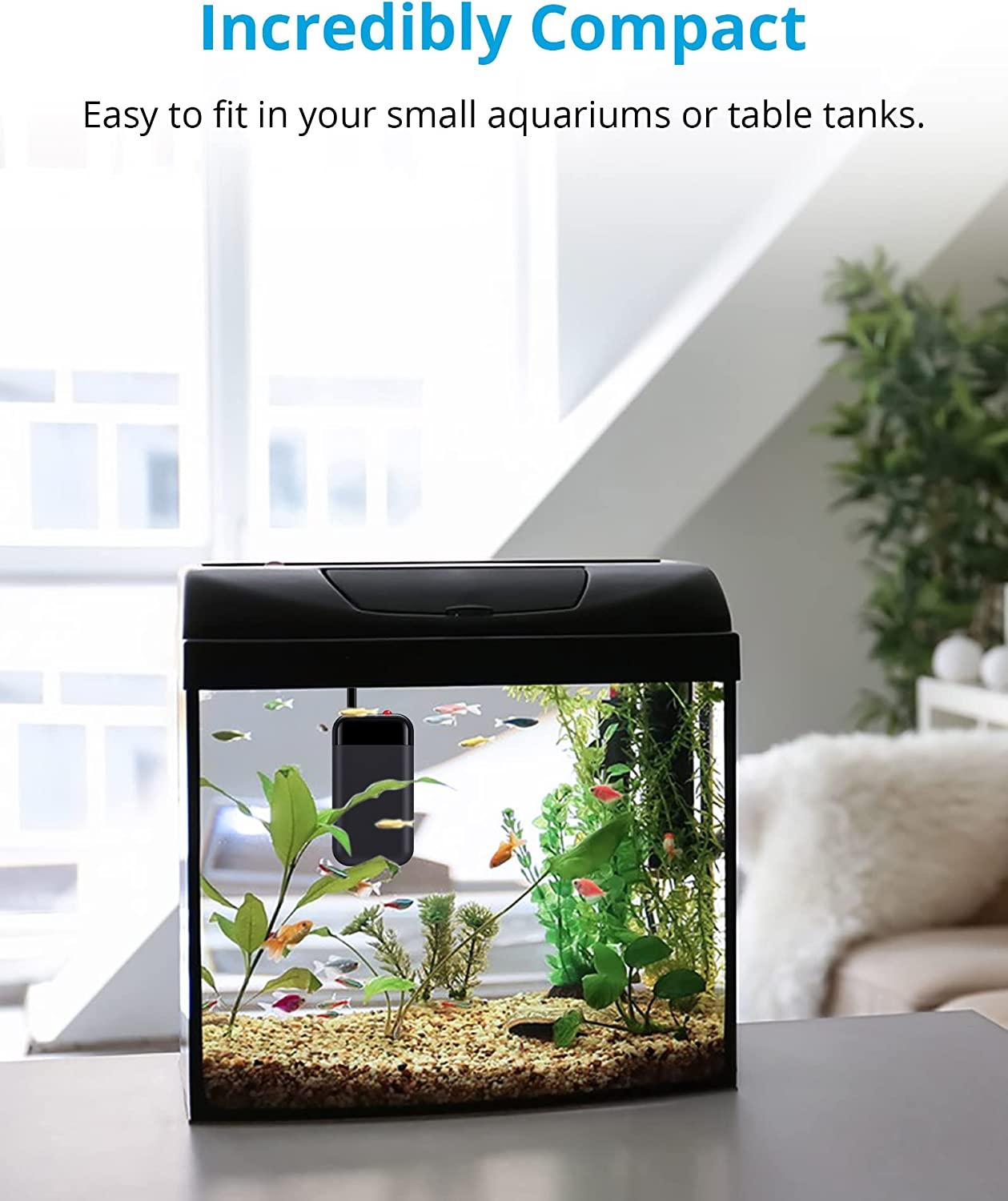 NICREW Mini Aquarium Betta Heater, 15/25/35/50/75W Submersible Fish