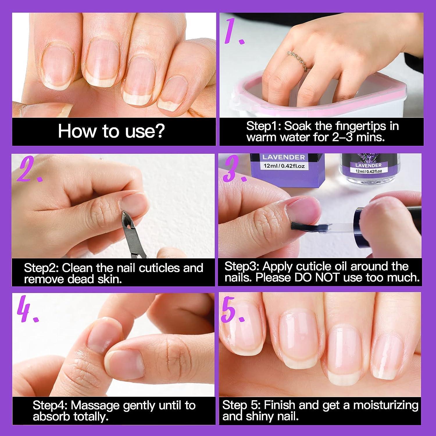 How to remove the nail CUTICLE EASILY, step by step 
