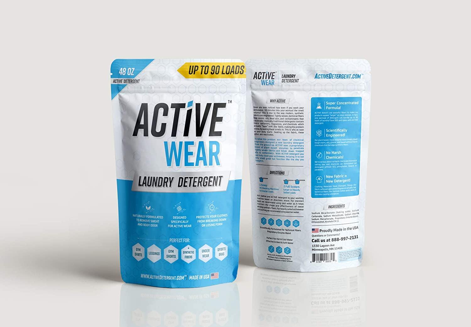 Active Wear Laundry Detergent & Soak Formulated for Sweat and Workout