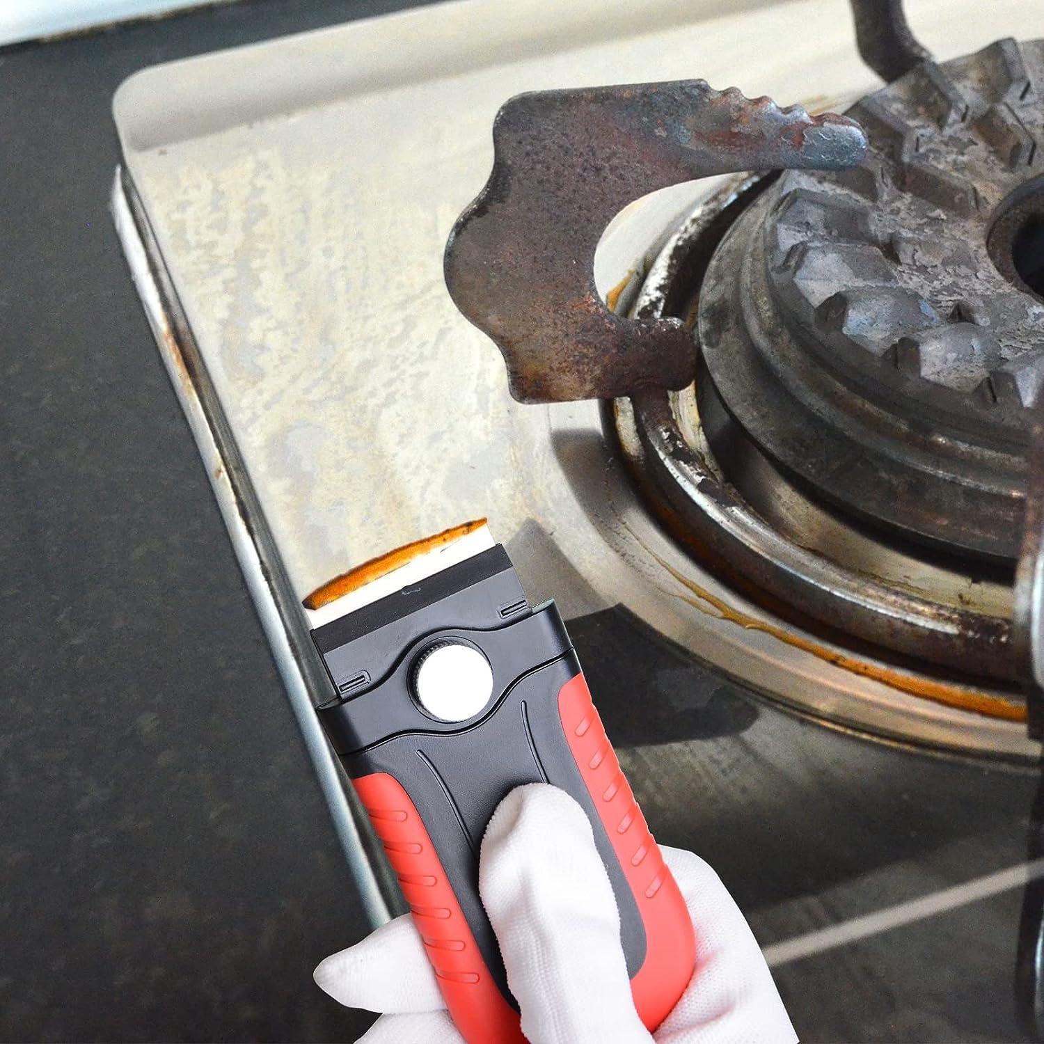 FOSHIO 100PCS Stainless Steel Single Edge Razor Blades, Individually