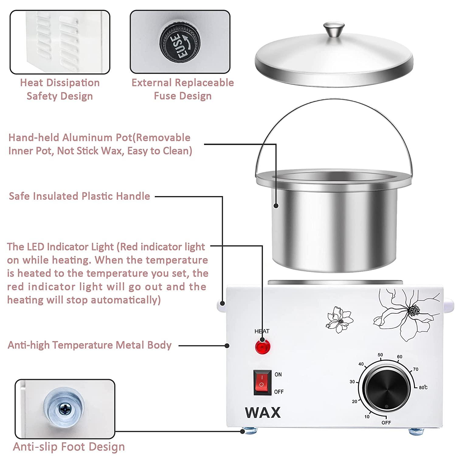 Single Wax Warmer Professional Electric Wax Heater Machine for Hair