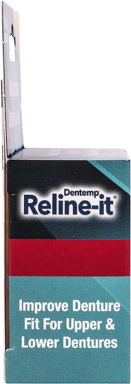 Dentemp Repairit Denture Repair Kit & Relineit Denture Reliner