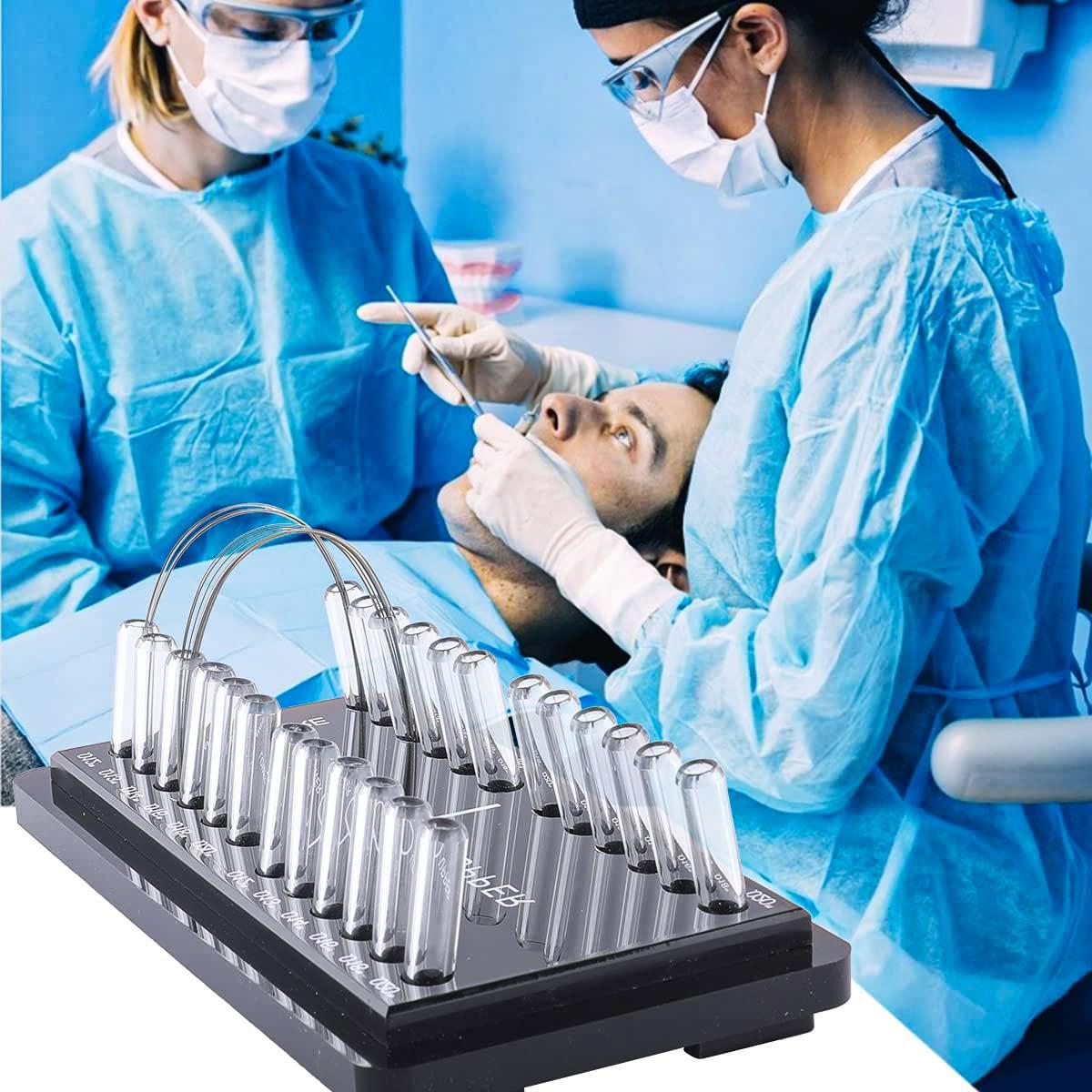 ANNWAH Dental Acrylic Archwire OrganizerOrthodontic Wire Box with Lid