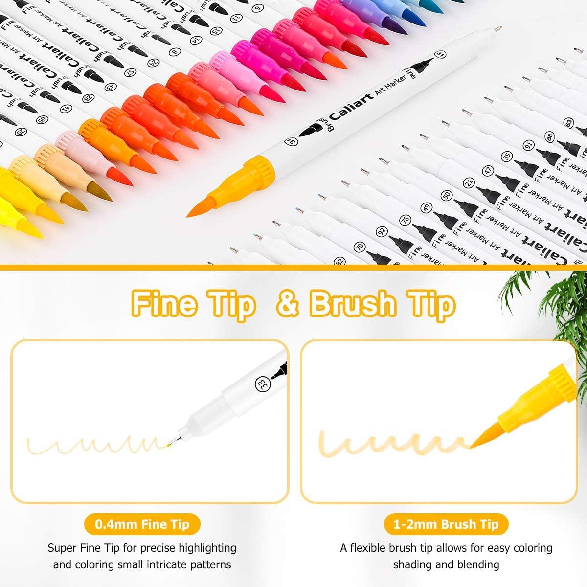 brush tip caliart markers review