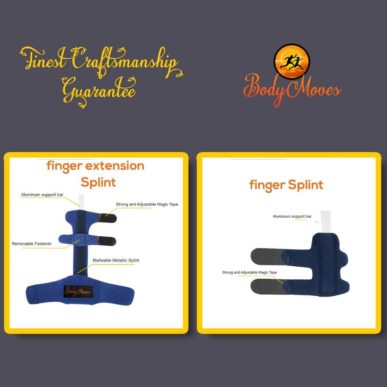 BodyMoves Finger splint and Finger extension splint trigger finger