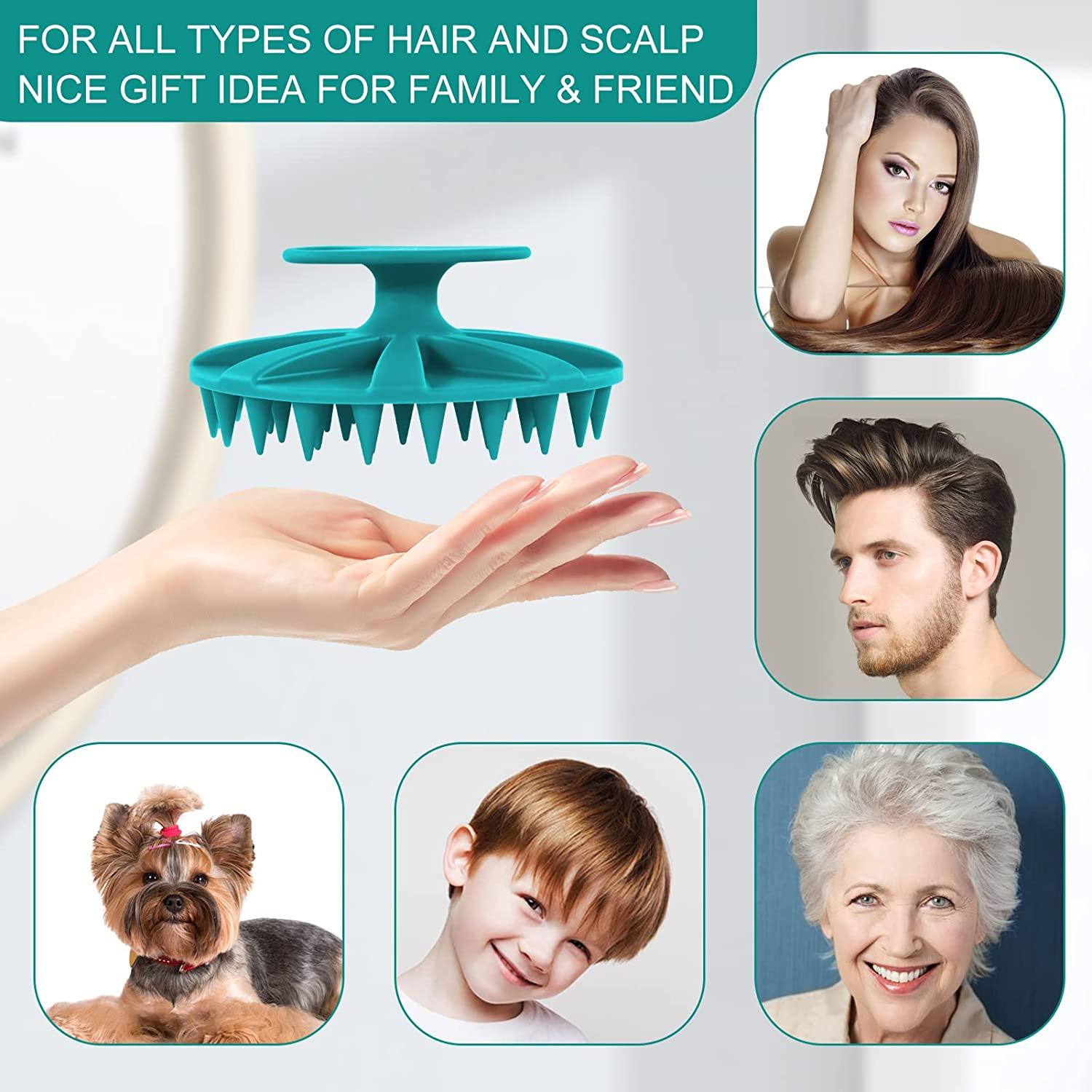 BEAUTAIL Hair Scalp Massager Shampoo Brush, Soft Silicone Head Care