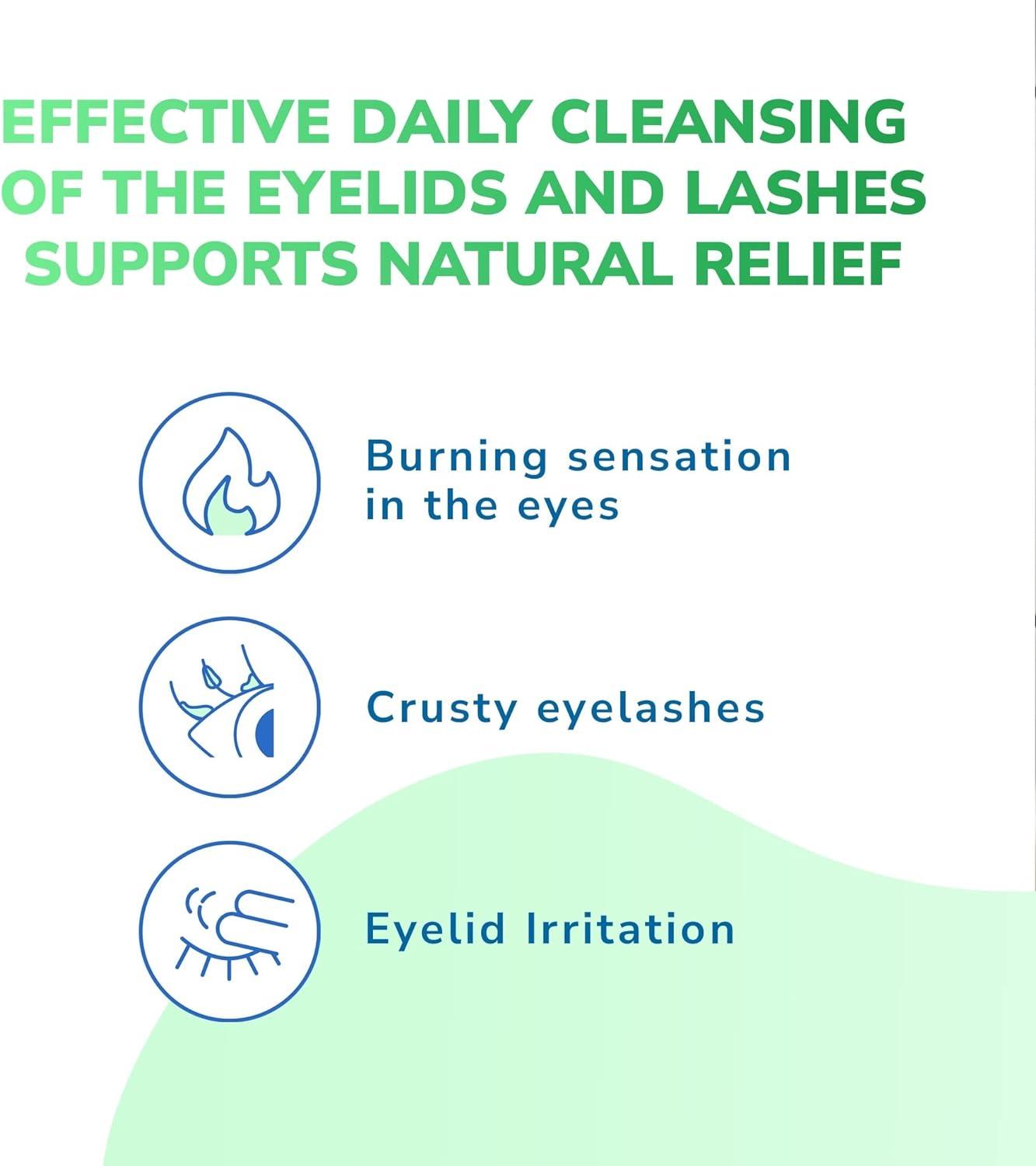 Optase Tea Tree Oil Eyelid Cleansing Gel for Daily Eyelid Hygiene
