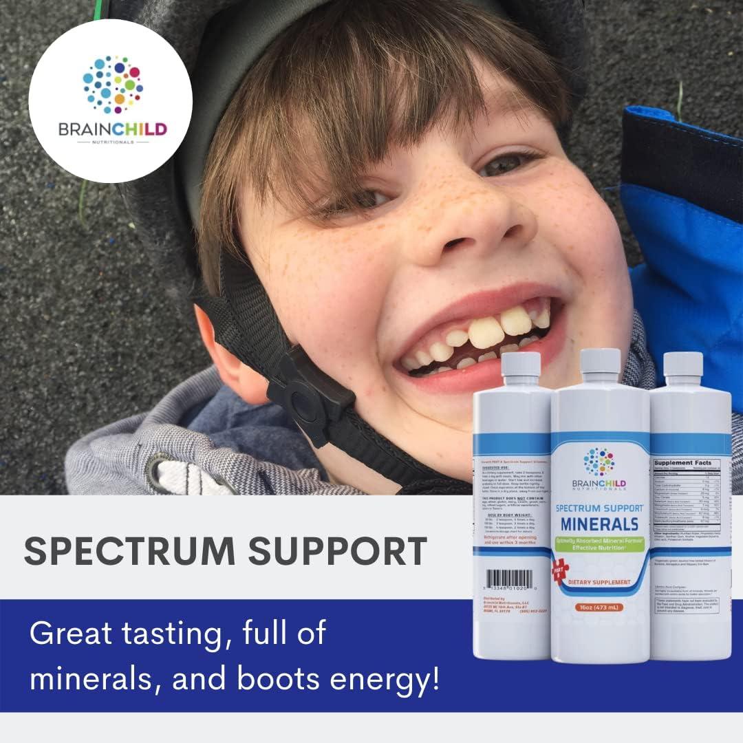 Spectrum Support Minerals Liquid Supplement Gluten, Soy & Dairy Free
