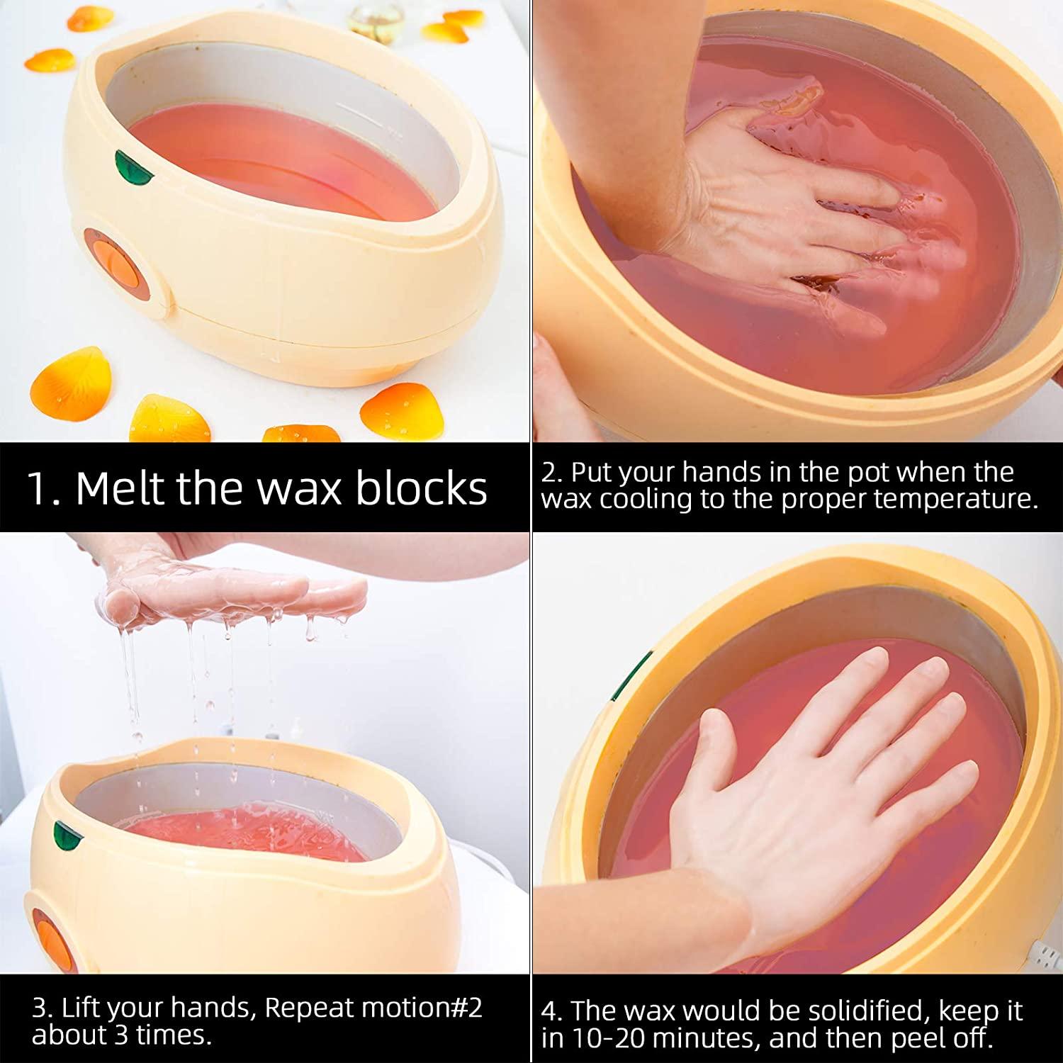 Refill Paraffin Wax, SUBUCKOOL Paraffin Bath Bulk 6 Pack, Rose Scented