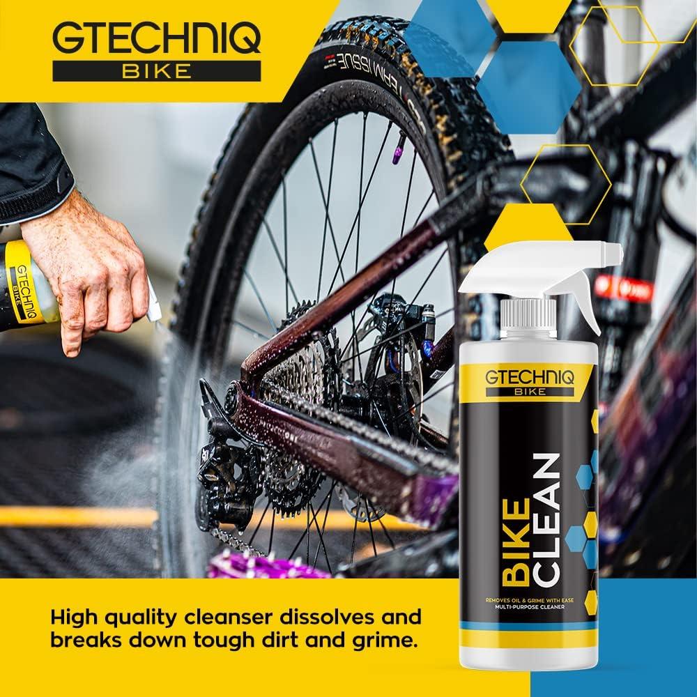 Gtechniq Bike Cleaner - Spray-On, Fast Acting Cleaner for Oil, Grease and  Dirt Removal - Non-Toxic, Biodegradable Bike Cleaning Spray - 1L Can