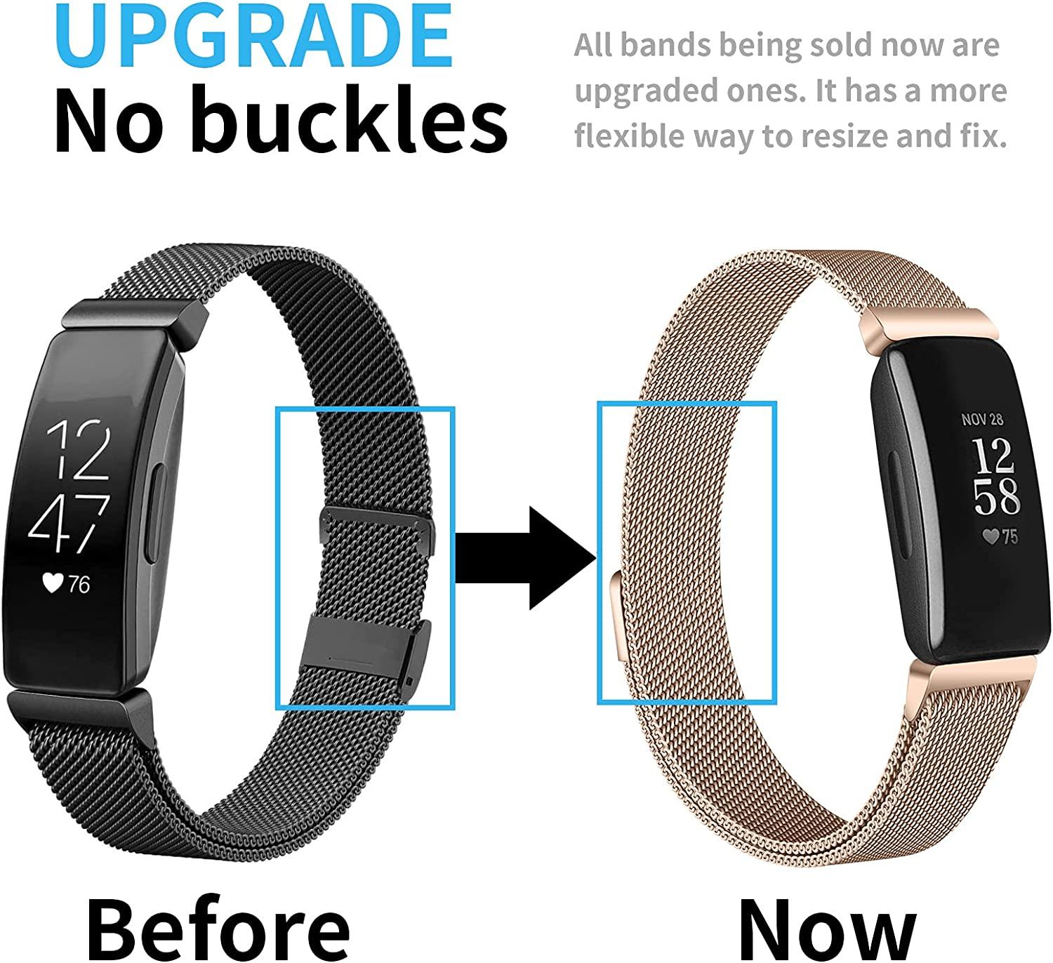 OCEBEEC 2-Pack Bands Compatible with Fitbit Inspire 2/ Inspire HR