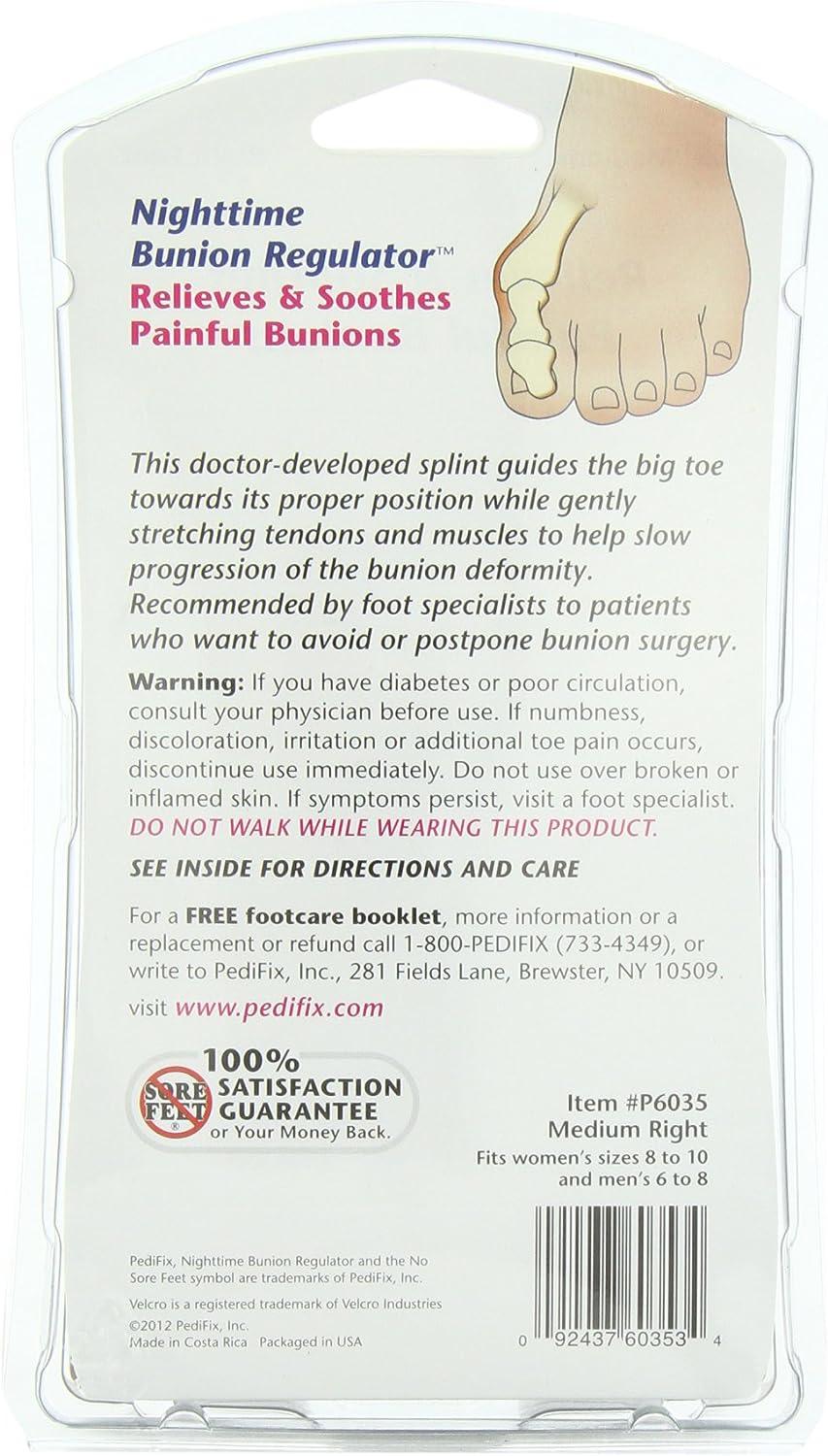PediFix Nighttime Bunion Regulator Right Foot Medium