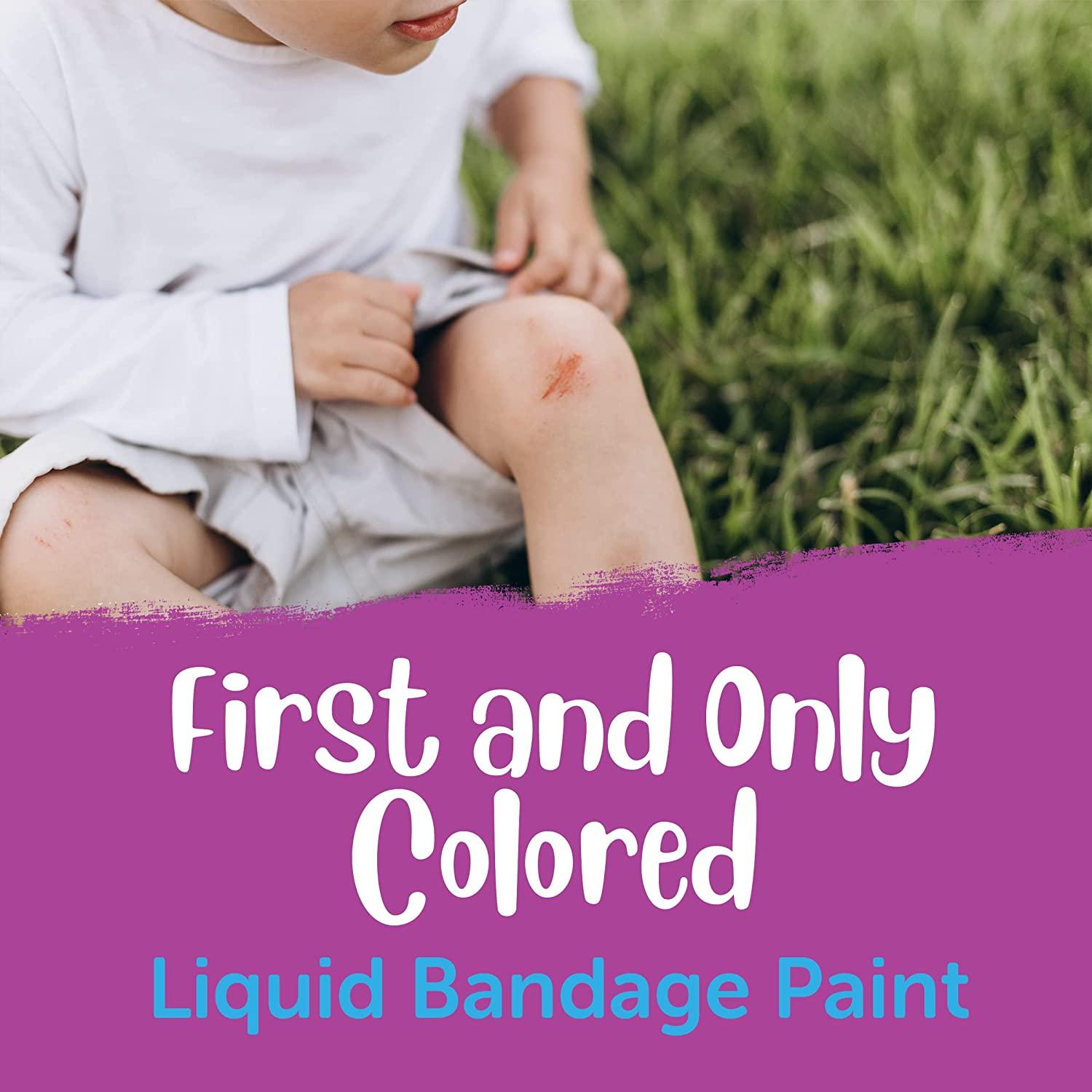 NEWSKIN Kids Liquid Bandage Paint, Sting Free Waterproof Bandage for