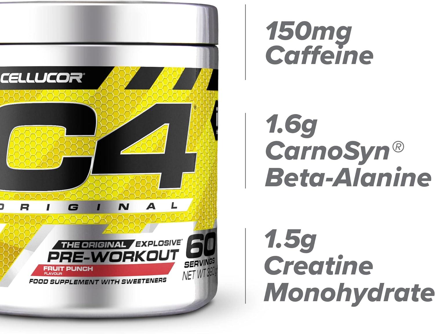C4 Original Beta Alanine Sports Nutrition Bulk Pre Workout Powder for