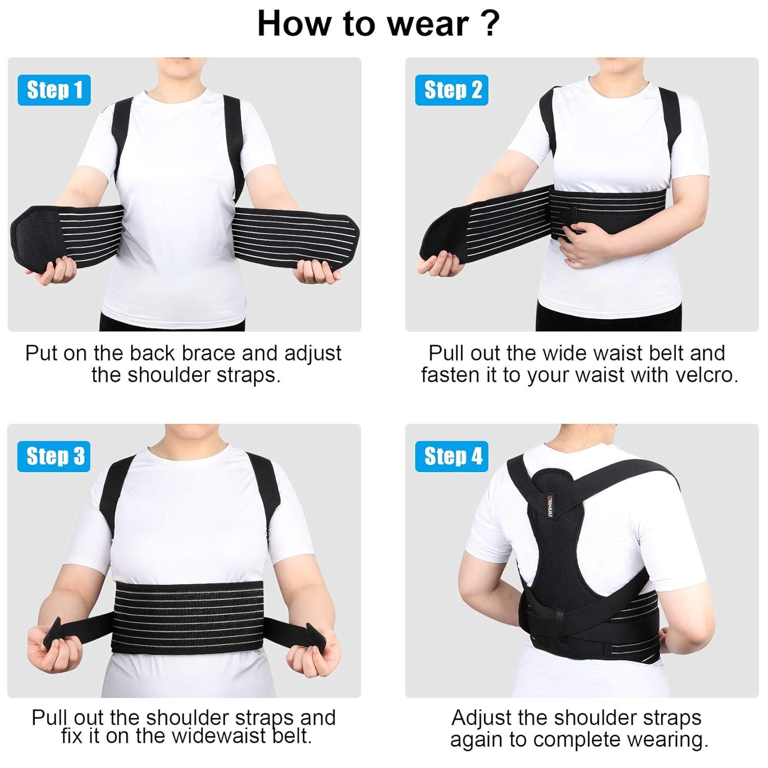 How To Wear The Back Brace 