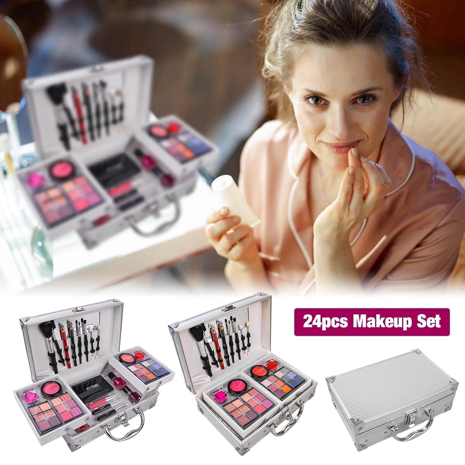 Duhe189014 24-Piece Partial Makeup Set | Complete Beauty Box for